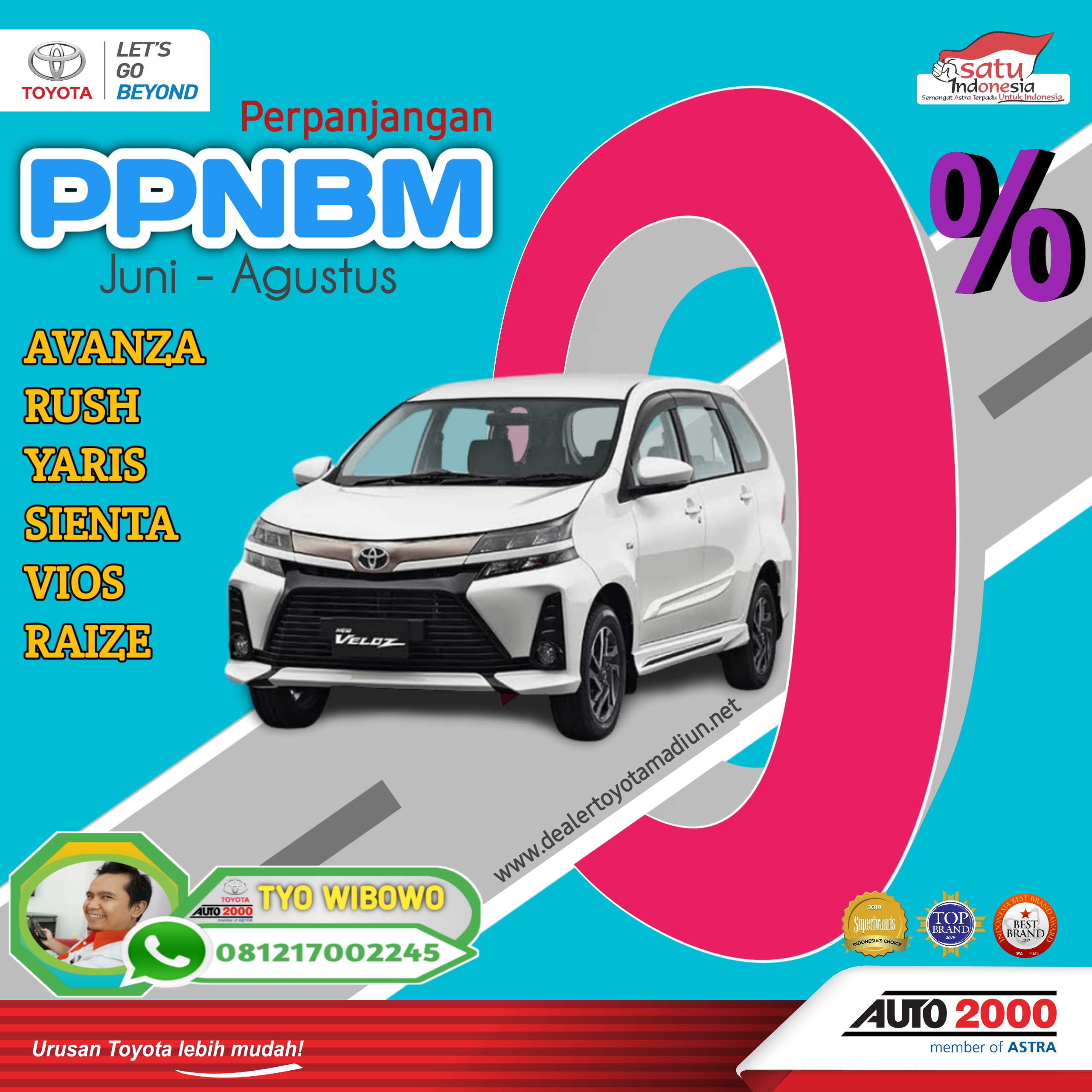 PROMO AVANZA HARI INI SANGAT MENGUNTUNGKAN. SEGERA HUB : Tyo Wibowo 081217002245