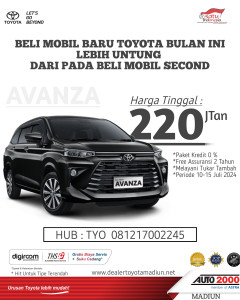PROMO TERMURAH AVANZA unit 2024