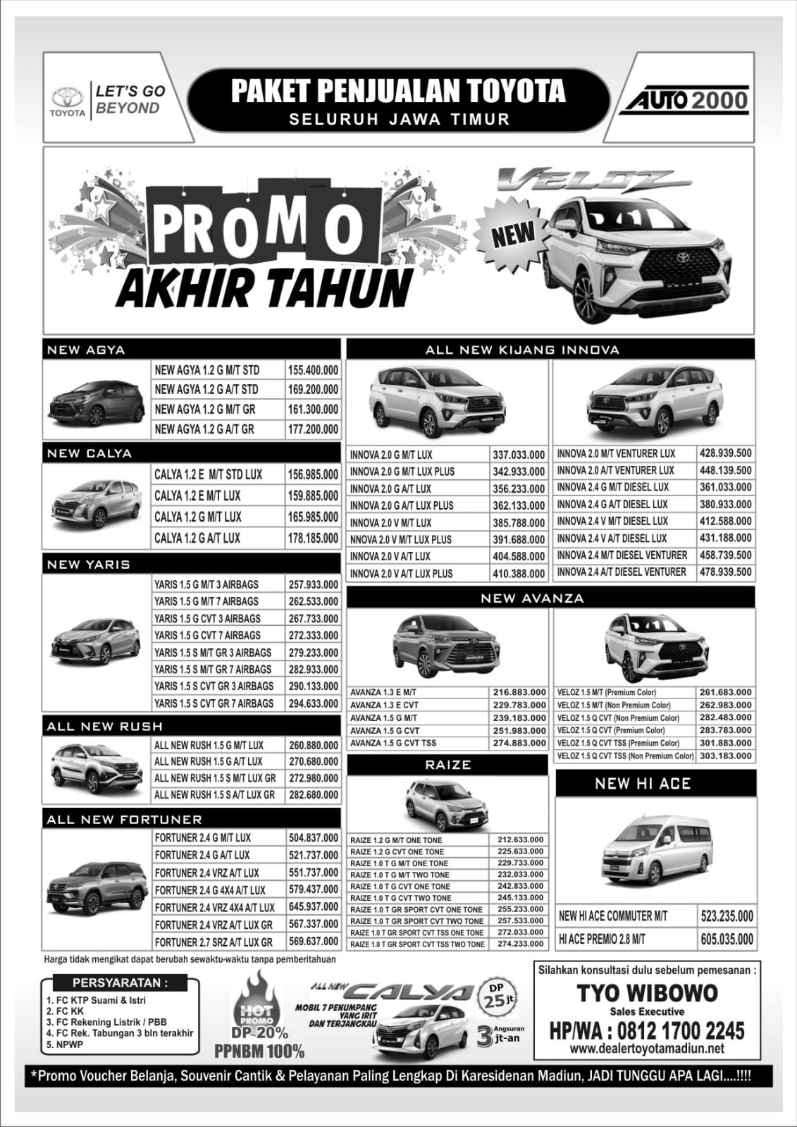 UPDATE HARGA & PROMO NOVEMBER 2021 ,HUB : TYO 081217002245