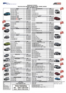 NEW PRICE LIST SEPTEMBER 2023 ,LEBIH Menguntungkan Beli Hari Ini, Segera Hub : Tyo