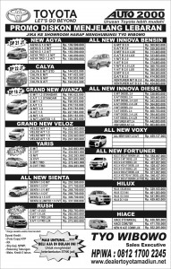 PROMO APRIL MENJELANG LEBARAN 2018